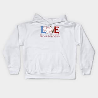 Baseball Love Kids Hoodie